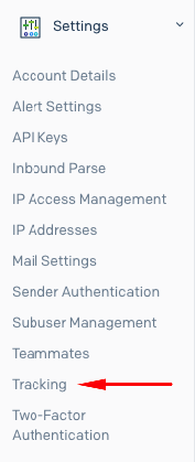 SendGrid Tracking